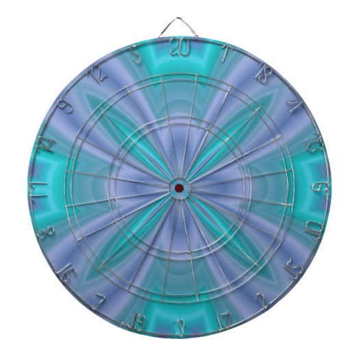 Blaue Schmetterlinge Abstrakt Dartscheibe (vorne)