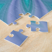 Blaue Schmetterlinge Abstrakt Puzzle (Seite)
