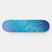 Blaue Schmetterlinge auf der Moonlight Skateboard (Horizontal)