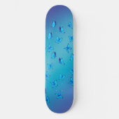 Blaue Schmetterlinge auf der Moonlight Skateboard (Vorderseite)
