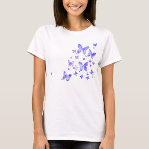 Blaue Schmetterlinge (beunruhigt) T-Shirt