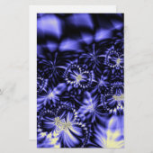 Blaue Schmetterlinge Briefpapier (Vorne/Hinten)