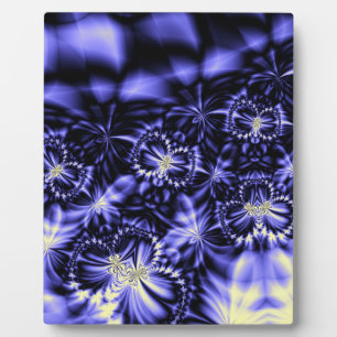 Blaue Schmetterlinge Fotoplatte