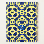 Blaue Schmetterlinge in lustig spielerisches Muste Planer (Rückseite)