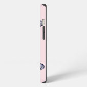 Blaue Schmetterlinge iPhone Hülle (Linke Seite)