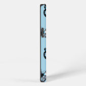 Blaue Schmetterlinge iPhone Hülle (Rechte Seite)