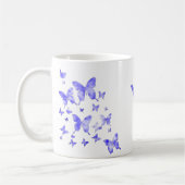 Blaue Schmetterlinge Kaffeetasse (Links)