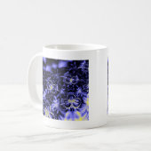 Blaue Schmetterlinge Kaffeetasse (Vorderseite Links)