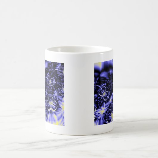 Blaue Schmetterlinge Kaffeetasse (Mittel)