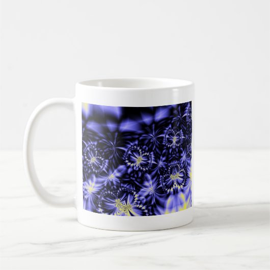 Blaue Schmetterlinge Kaffeetasse (Links)