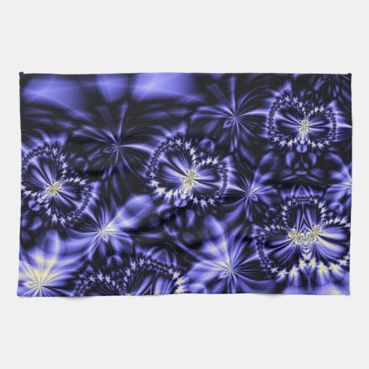 Blaue Schmetterlinge Küchentuch (Horizontal)