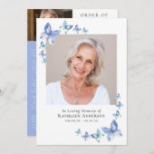 Blaue Schmetterlinge | Memorial Programm (Vorne/Hinten)