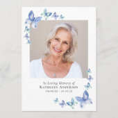 Blaue Schmetterlinge | Memorial Programm (Vorderseite)