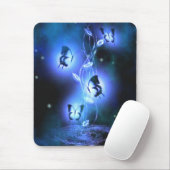 Blaue Schmetterlinge Mousepad (Mit Mouse)