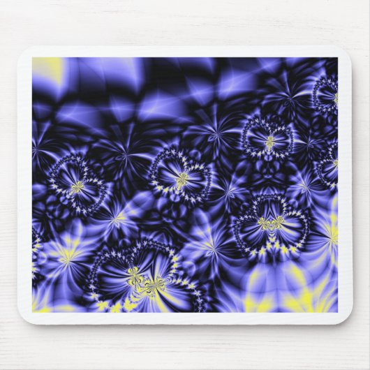 Blaue Schmetterlinge Mousepad (Vorne)