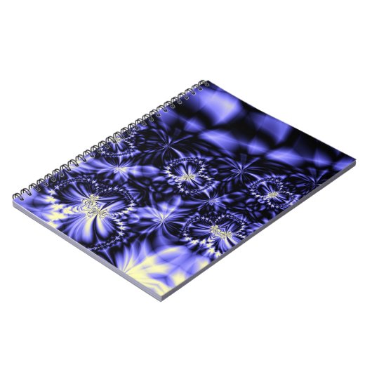 Blaue Schmetterlinge Notizblock (Linke Seite)