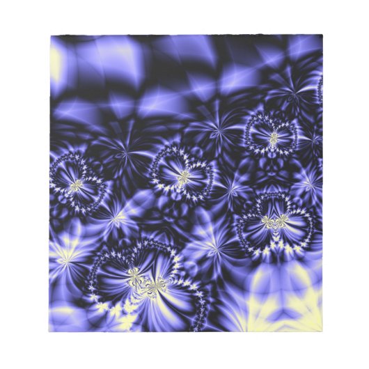 Blaue Schmetterlinge Notizblock (Vorderseite)