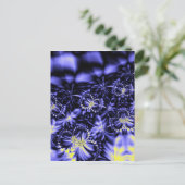 Blaue Schmetterlinge Postkarte (Stehend Vorderseite)