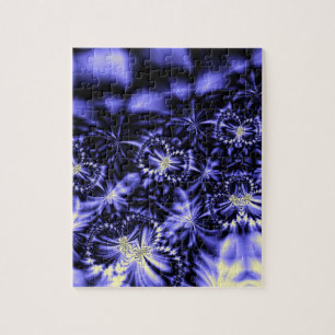 Blaue Schmetterlinge Puzzle