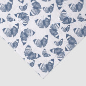 Blaue Schmetterlinge Seidenpapier (Ausschnitt)