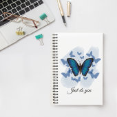 Blaue Schmetterlinge - Spiralplaner mit Hartcover Planer