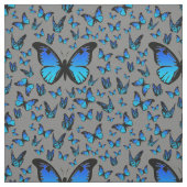 blaue Schmetterlinge Stoff (Muster)