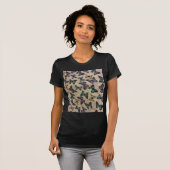 Blaue Schmetterlinge T-Shirt (Vorne ganz)