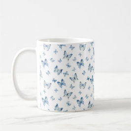 Blaue Schmetterlinge Tasse