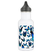 blaue Schmetterlinge Trinkflasche (Links)
