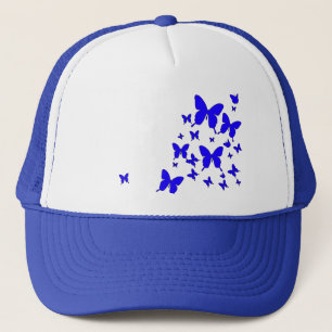 Blaue Schmetterlinge Truckerkappe