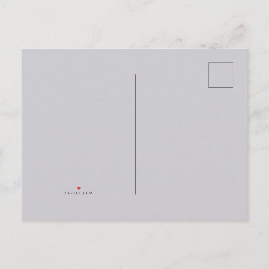 Blaue Schmetterlinge und Blume Blumenmädchen Ankündigungspostkarte (Rückseite)