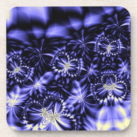 Blaue Schmetterlinge Untersetzer (Vorderseite)