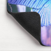 Blaue Schmetterlings-Mausunterlage Mousepad (Ecke)