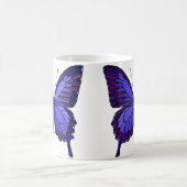 Blaue Schmetterlings-Tasse Kaffeetasse (Mittel)