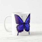 Blaue Schmetterlings-Tasse Kaffeetasse (Links)