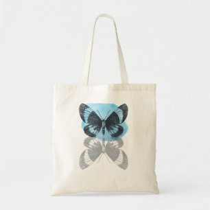 Blaue Schmetterlingsmagie. Tragetasche