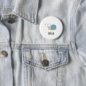 Blaue Schnecke 26.2 (Marathon) Button (Beispiel)
