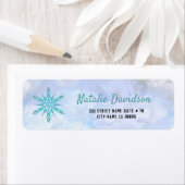 Blaue Schneeflocke (Insitu)