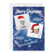 Blaue Schneeflocke Fotovorlage Weihnachten Urlaub