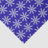 Blaue Schneeflocke Seidenpapier (Ausschnitt)