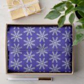 Blaue Schneeflocke Seidenpapier (Geschenk)