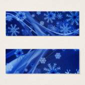 Blaue Schneeflocken (Vorne & Hinten)