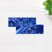 Blaue Schneeflocken (Schreibtisch)