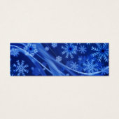 Blaue Schneeflocken (Vorderseite)