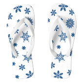 Blaue Schneeflocken Badesandalen (Fußbett)