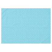 Blaue Schneeflocken-BAUMWOLLE 60x84 Tischdecke (Vorderseite (Horizontal))