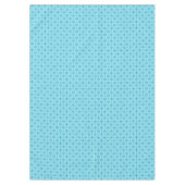 Blaue Schneeflocken-BAUMWOLLE 60x84 Tischdecke (Vorderseite)