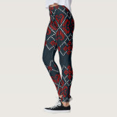 Blaue Schneeflocken  Leggings (Links)