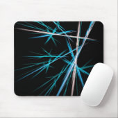 Blaue Schneeflocken Mousepad (Mit Mouse)