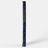 Blaue Schneeflocken Samsung Galaxy Hülle (Rechte Seite)